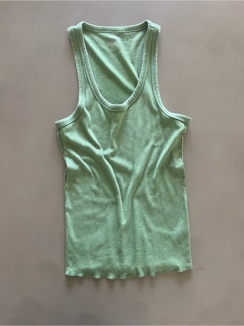 Aerie Classic Women’s Ribbed Tank Top - Green